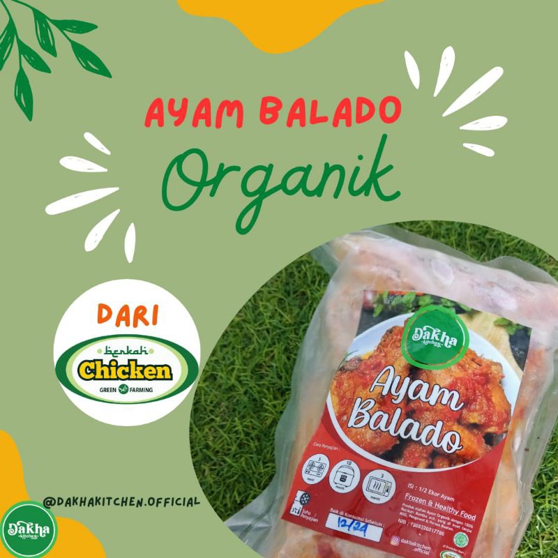 

Ayam Balado Organik Tanpa MSG | Halal dan Thayyib | Olahan ayam probiotik berkah chicken