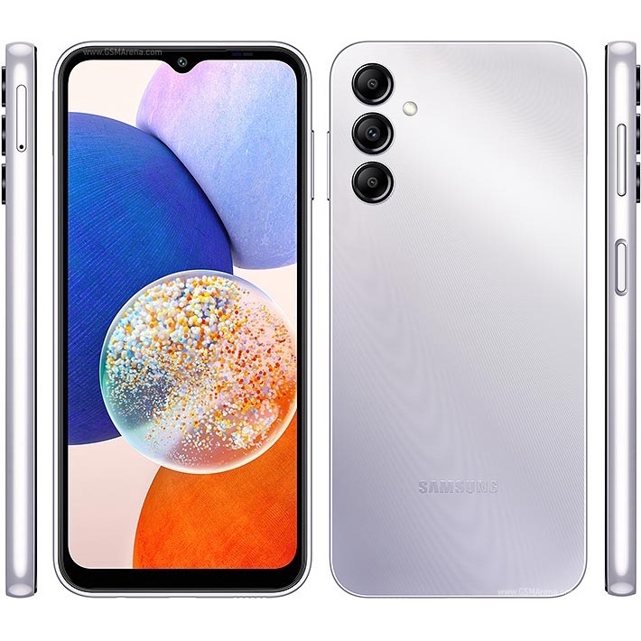 NEW HANDPHONE SAMSUNG A14 4G Ram 6 128GB Layar 6.6inci50MP FHD Kamera 5000mAh Smartphone original te