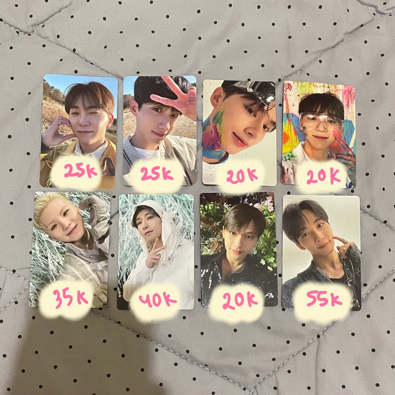 Seungkwan Dokyeom DK Jun Woozi Wonwoo Jeonghan Photocard Seventeen Tuspi FTS Face The Sun Path Carve