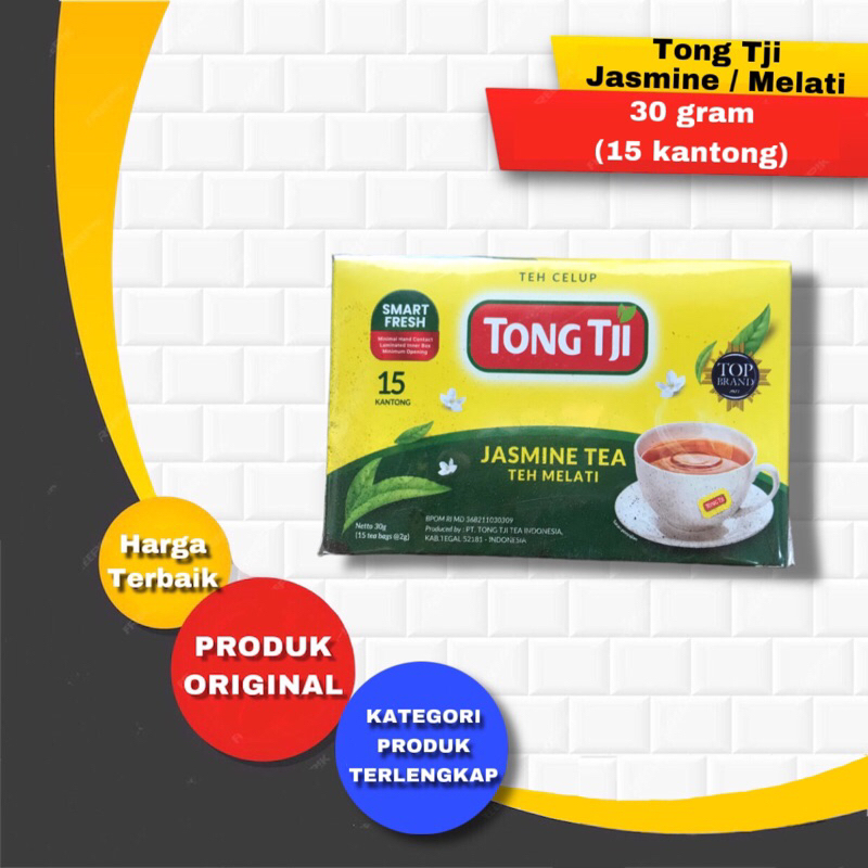 

Tong Tji Jasmine Teh rasa melati paling favorite teh wangi