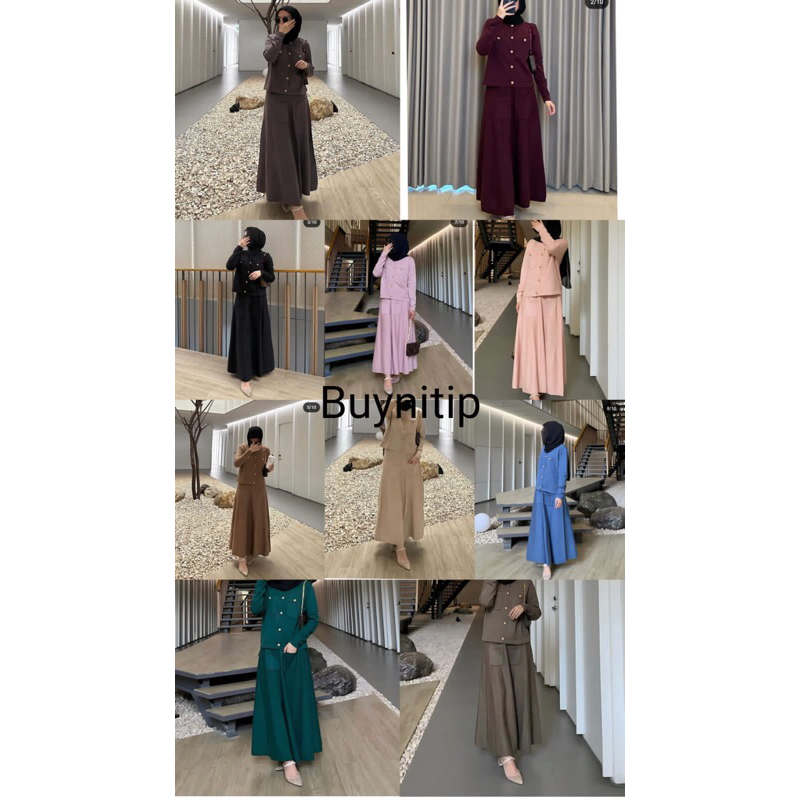 Ima set gonegani siap kirim