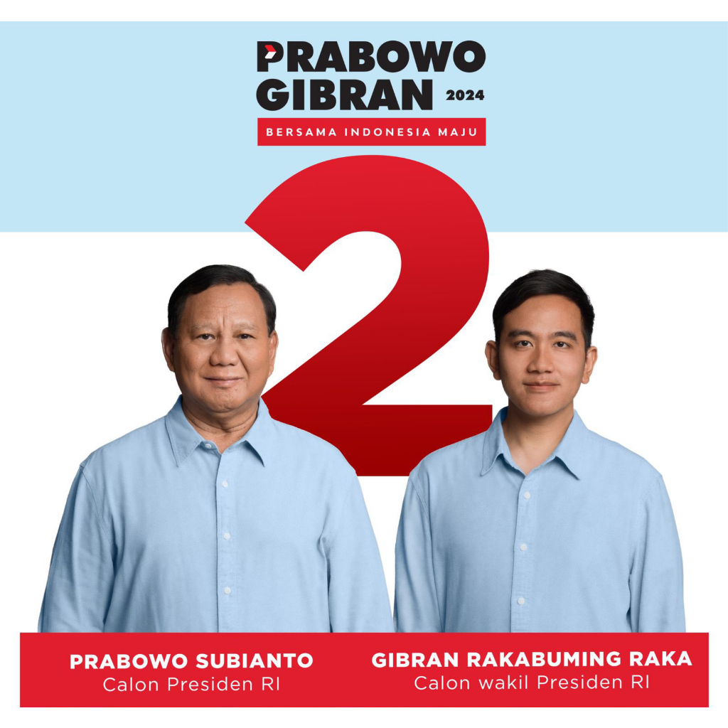 

Sticker Prabowo Gibran Presiden 2024 10cm X 9,5cm