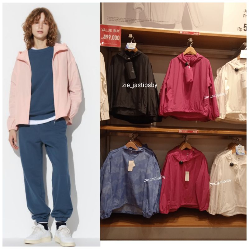 BEST SELLER‼️UNIQLO JACKET PARKA SAKU UV PROTECTION CEWEK