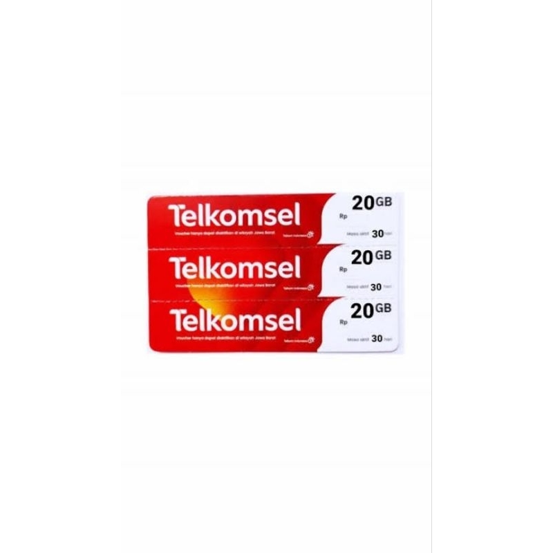 Voucher data Telkomsel 20GB