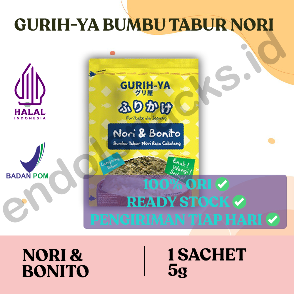 

Gurih-ya Bumbu Tabur Rasa Bonito & Nori - Sachet 5g