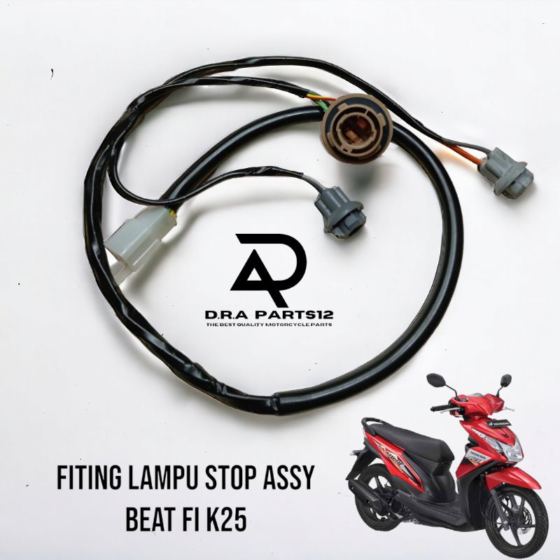 KABEL SOKET SOCKET LAMPU BELAKANG FITING STOP SEN BEAT FI ESP ASSY
