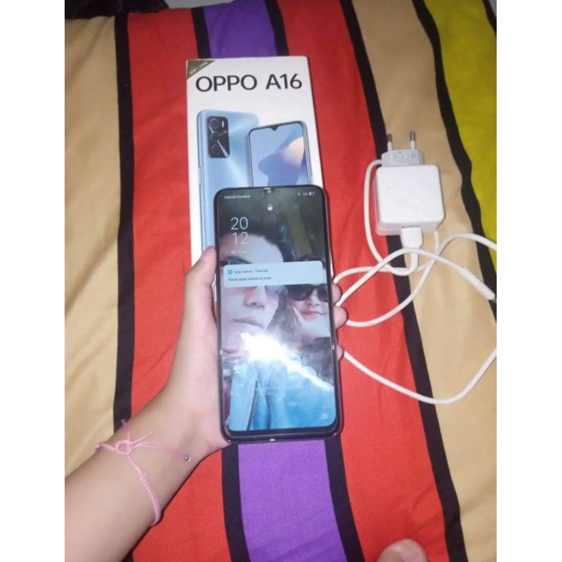 HP murah oppo a16 ram 3/32 no minus Fullset barang second