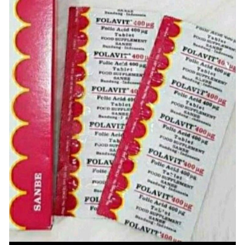 folavit 400mg / strip