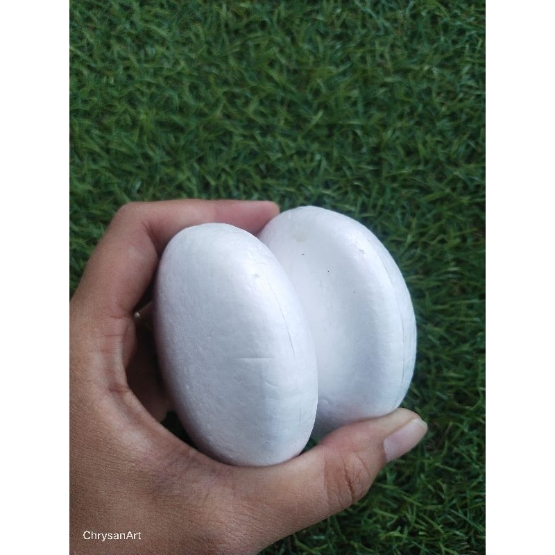 Stryrofoam Medali/Gabus Bentuk Medali/Mainan Gabus Medali 75mm isi 2pcs