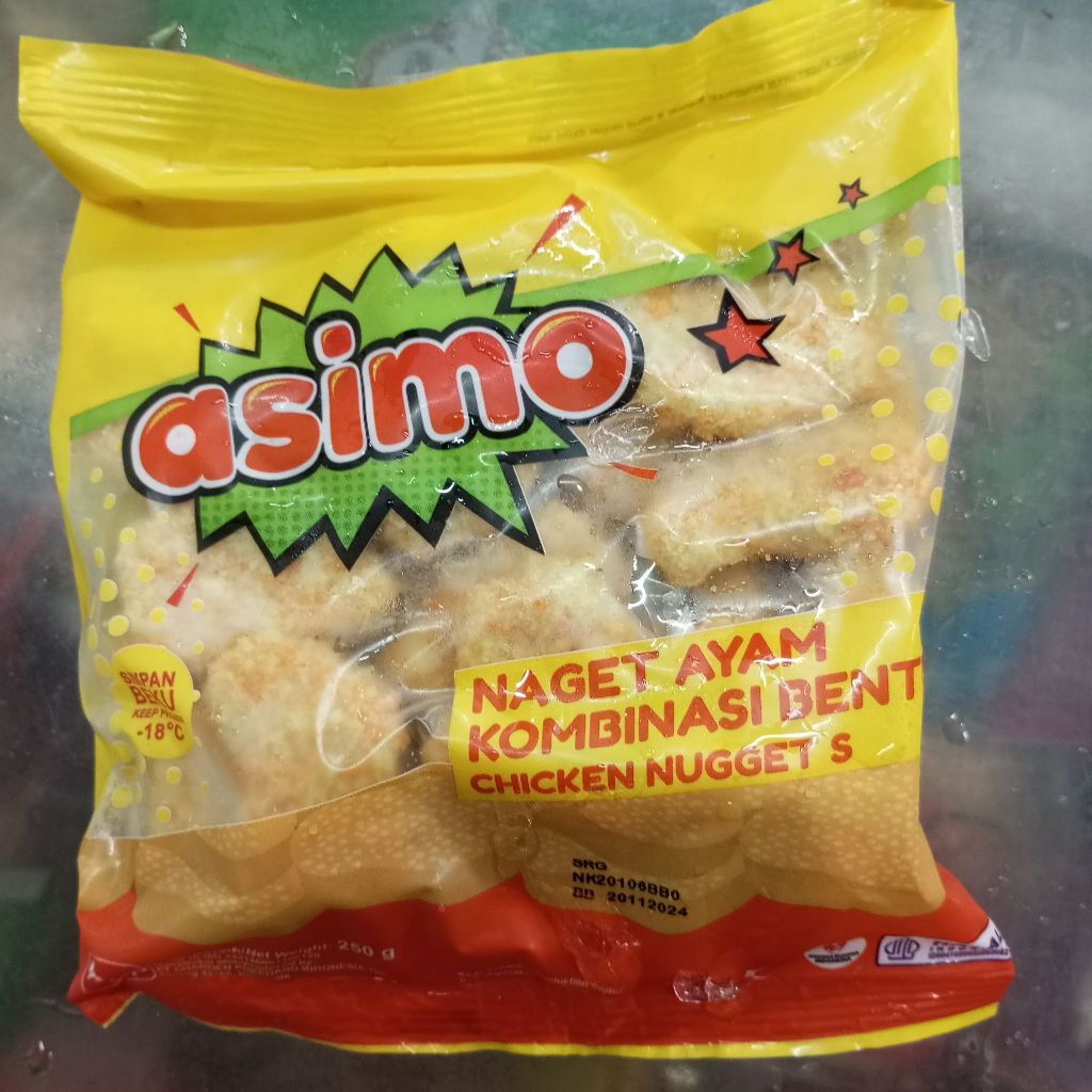 

Asimo Nugget Ayam Kombinasi 250 gram