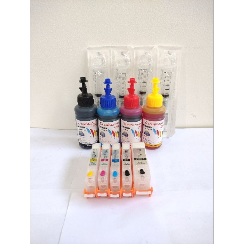 Paket Ciss Canon 750 751 Canon ix6770 ix6870 ip7270 ip8770 Plus Tinta Dan Suntikan