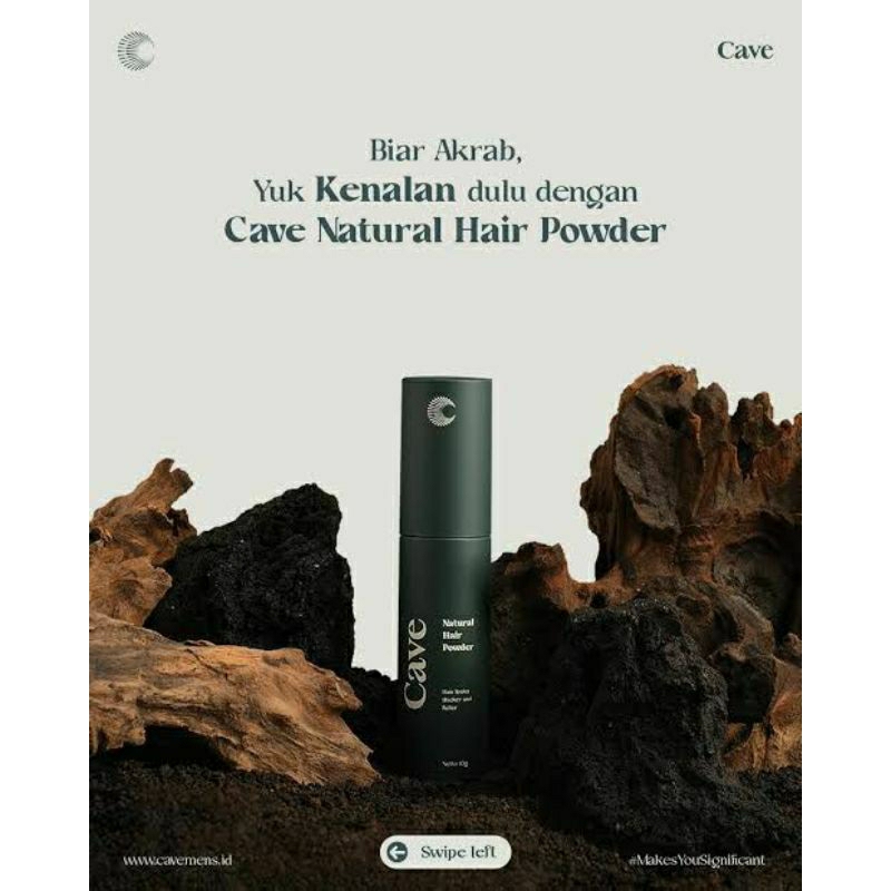 Cave Natural Hair Powder 10 Gr Cave Hair Styling