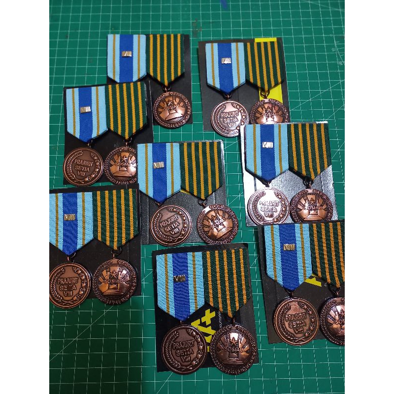 SATYA LENCANA PDU/MEDALI TNI (8 + BHAKTI SOSIAL) 2 MEDALI