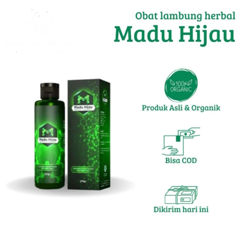 

Madu hijau madu hijau asli original 100% madu hijau herbal putih isi 210 gram madu asam lambung maag kronis gerd