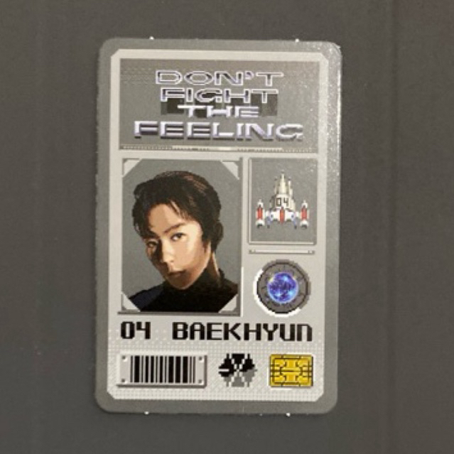 Photocard Poca Pc Card EXO BAEKHYUN CARDS DFTF album official dont fight the felling
