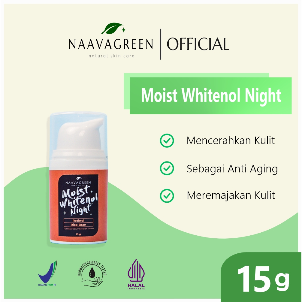 NAAVAGREEN Moist Whitenol Night