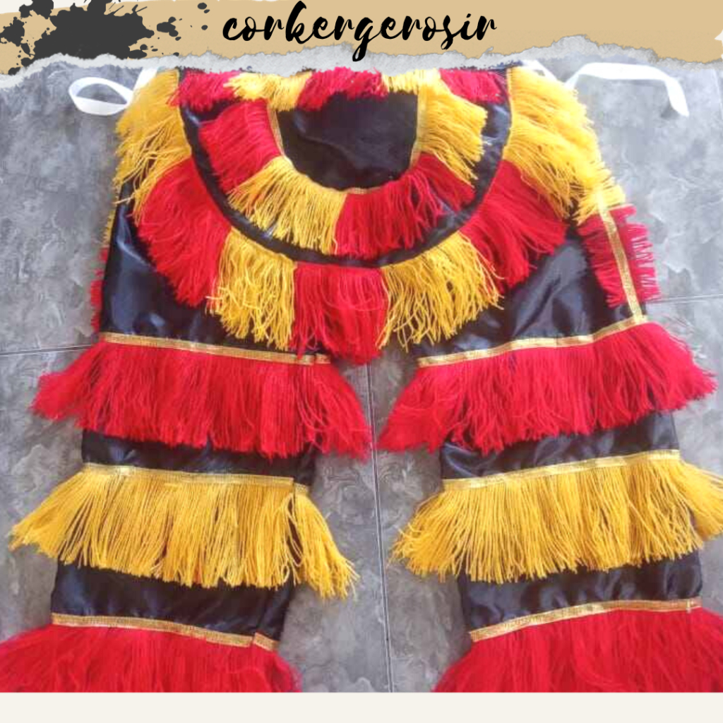 Celana barong anak murah celana barong / barongan / pecut bopo /variasi warna merah kuning hitam