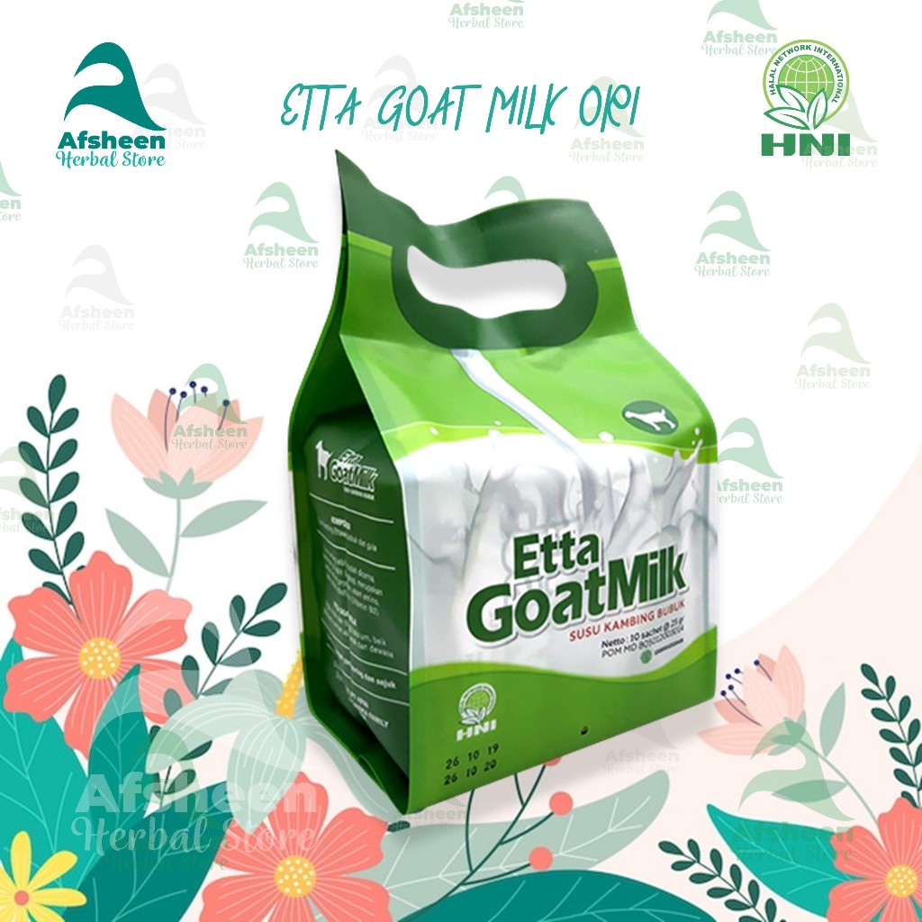 

Etta Goat Milk HPAI Susu Kambing Ettawa Original | Dapat Mengobati Asma Dan Sebagai Pengganti ASI | 100% ORIGINAL BPOM