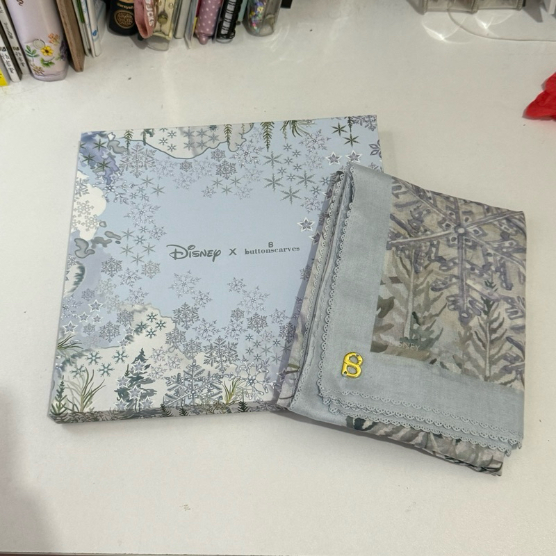 preloved buttonscarves frozen ice water