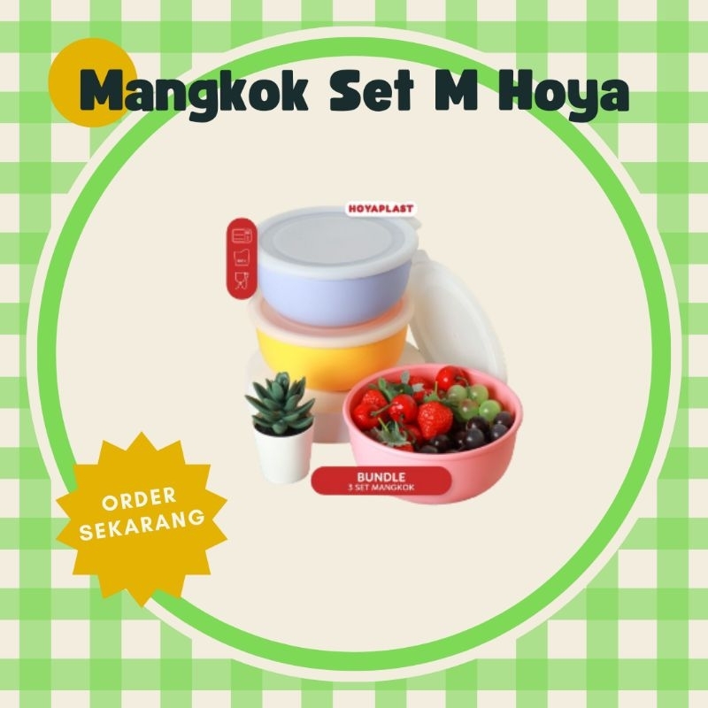 MURAH  Mangkok Set Hoyaplast