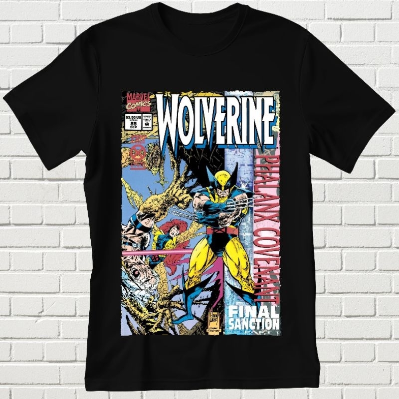 TSHIRT UNISEX WOLVERINE XMEN || BAJU KAOS WOLVERINE || KAOS DISTRO PREMIUM XMEN