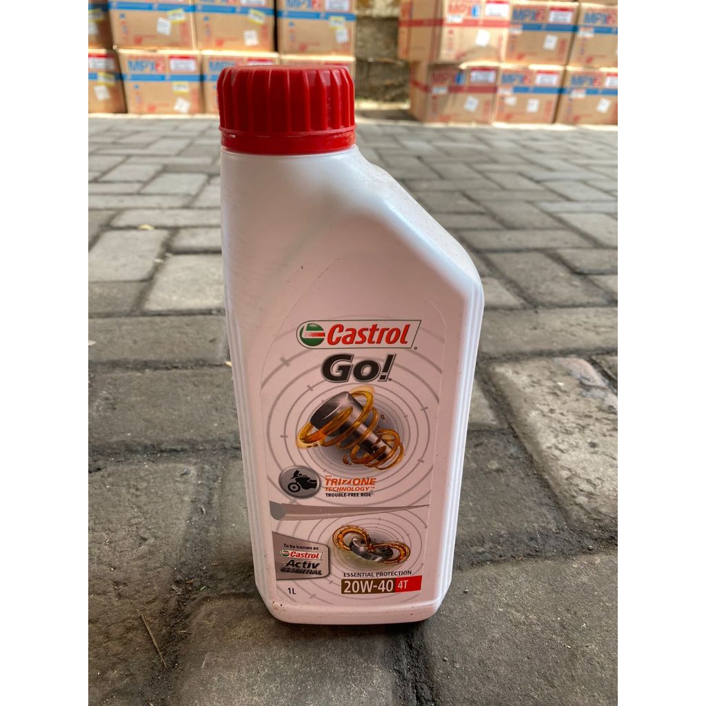 OLI CASTROL GO 4T 1L OLI MOTOR || OLI CASTROL OLI MESIN MOTOR CASTROL GO 4T 1 LITER