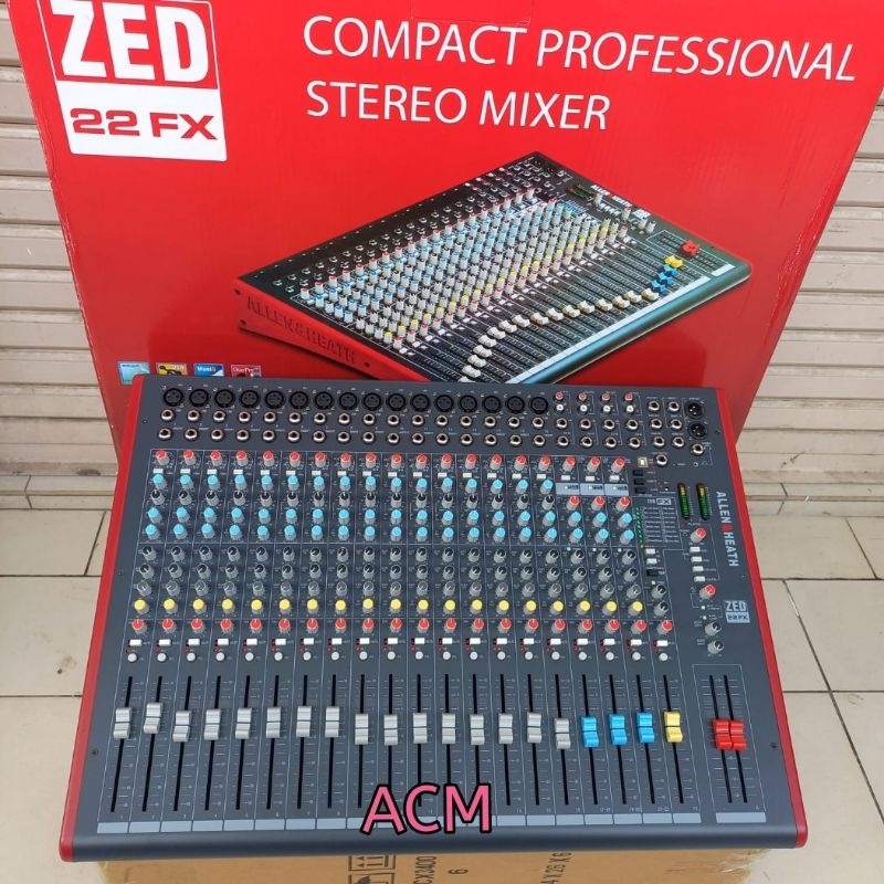 MIXER ALLEN & HEATH ZED 22FX 22 CHANNEL ZED 22 FX