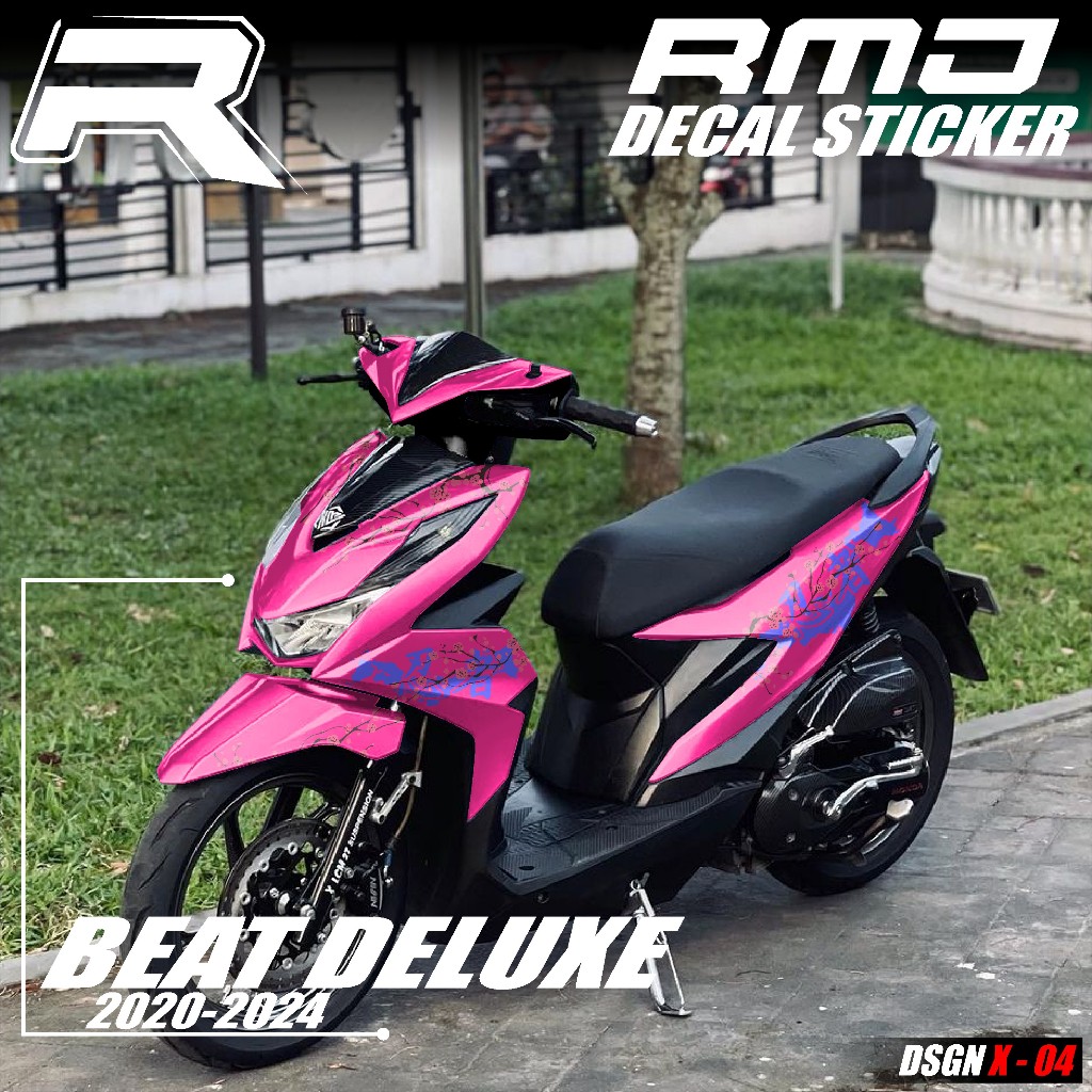 (COD) Decal Sticker Beat Deluxe Street 2020 2021 2022 2023 2024 Fullbody Dekal Stiker Variasi Motor 