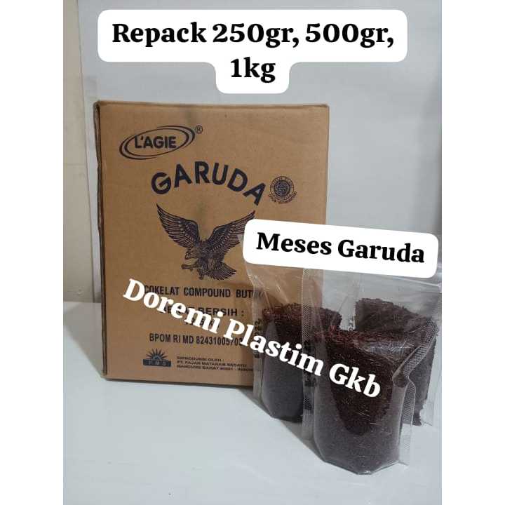 

Meses Garuda Coklat Reapack 250Gr - 500Gr - 1 Kg / Meses Garuda / Meses Coklat / Meises