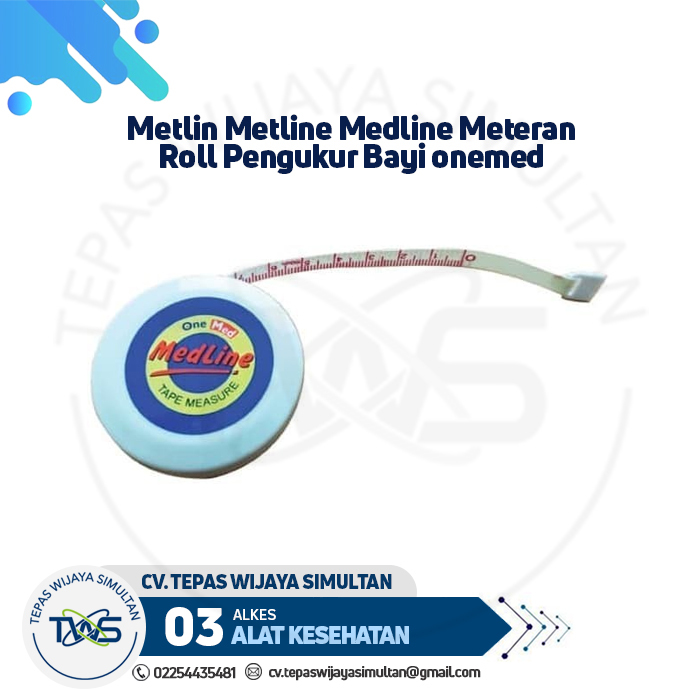 Metlin Metline Medline Meteran Roll Pengukur Bayi onemed