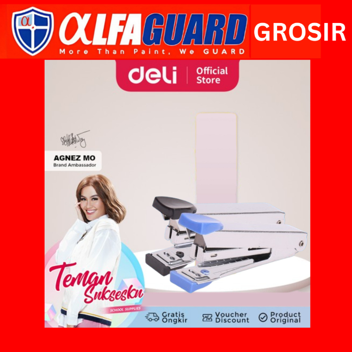 

Deli Stapler Besi Mini Peralatan Kantor 10 Sheets E0224