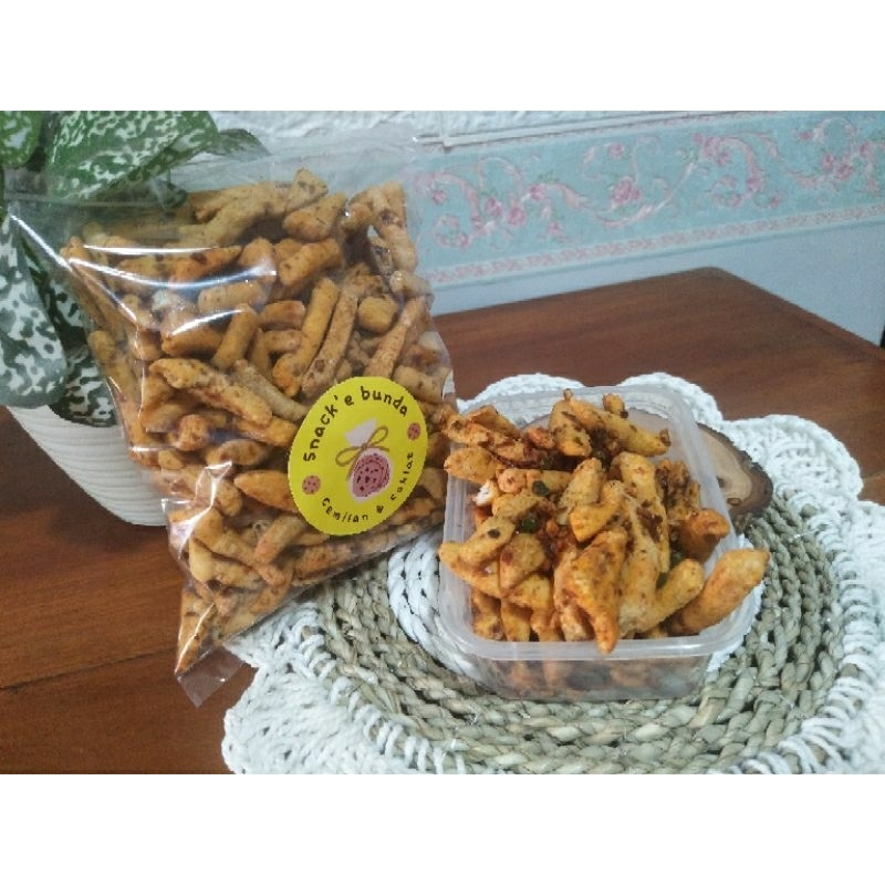 

snack basreng pedas dan original