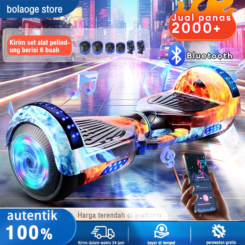 ✨（Penawaran panas)SCOOTER 7 inci,Bluetooth，Keseimbangan otomatis✨Haverboard TOP QUALITY speaker hove