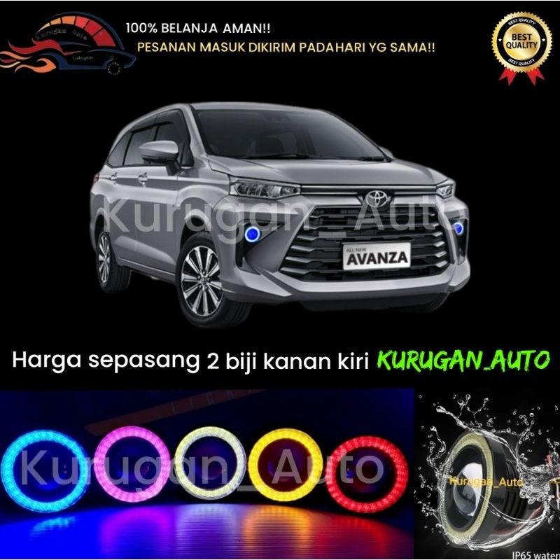 Foglamp Angel Eyes AVANZA NEW Lampu Variasi Mobil