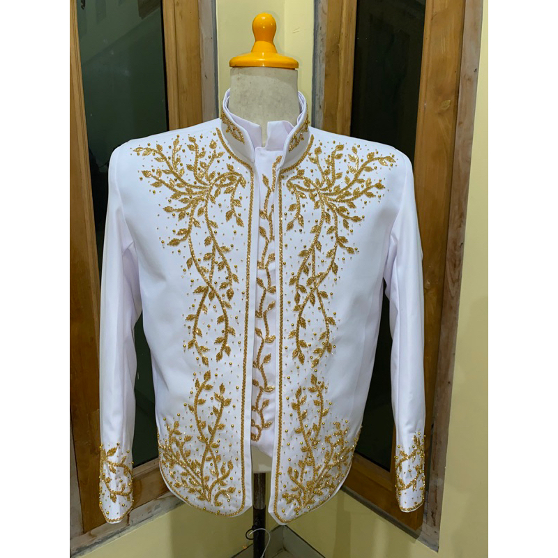 Beskap Pengantin Pria || Beskap Jawa || Beskap pengantin jawa || Beskap Akad || Beskap Semi Wol Jawa