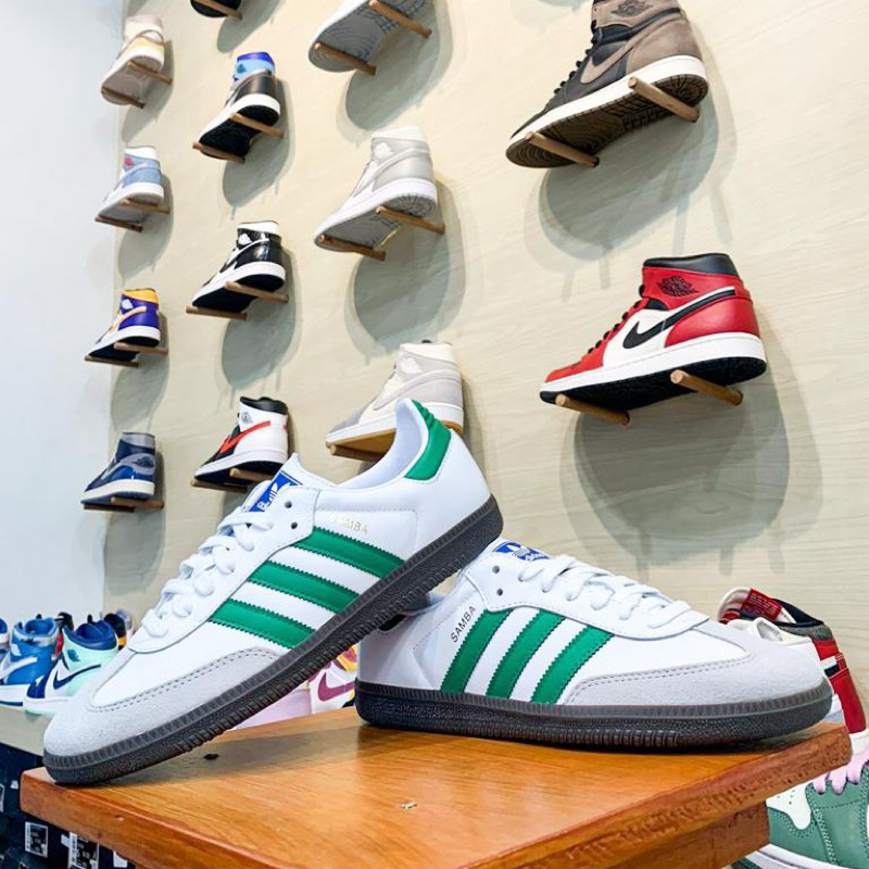 Adidas Samba OG White Green Original