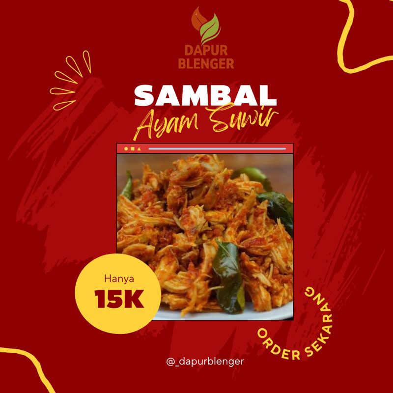

Sambel Blenger Ayam Suwir