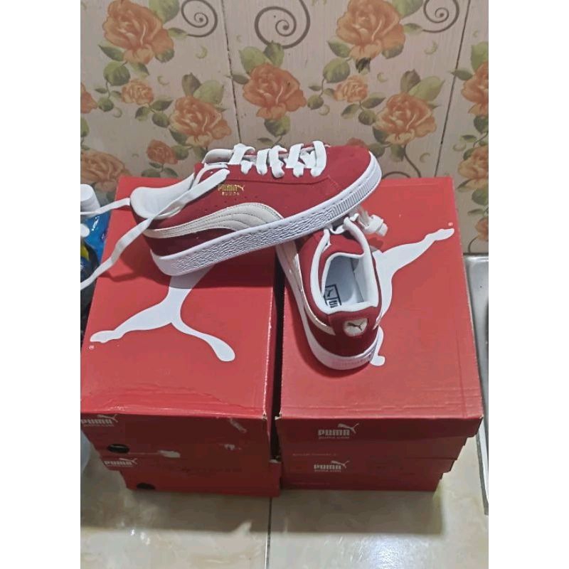 sepatu Puma Suede, sepatu import