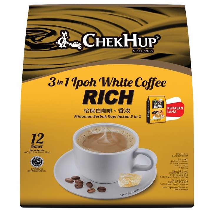 

FLASH SALE ChekHup 3in1 IPOH White coffee RichKing ed November 224 PROMO HALAL