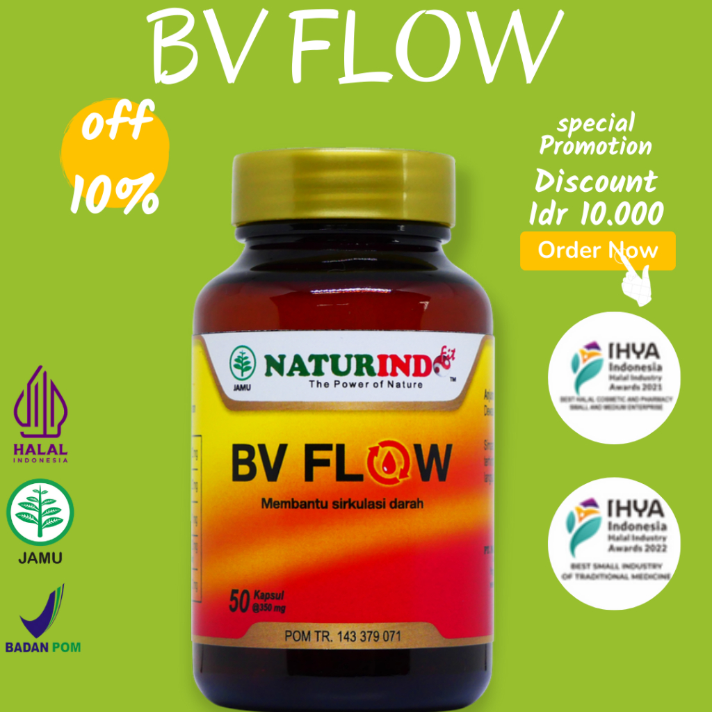 BV FLOW Herbal Alami NATURINDO