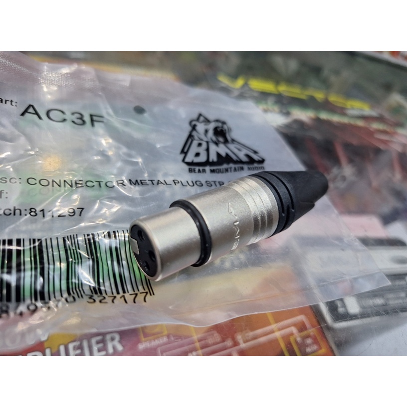 JACK Socket XLR FEMALE JECK CANON JAK AUDIO JEK MIC BMA METAL KUAT ORI