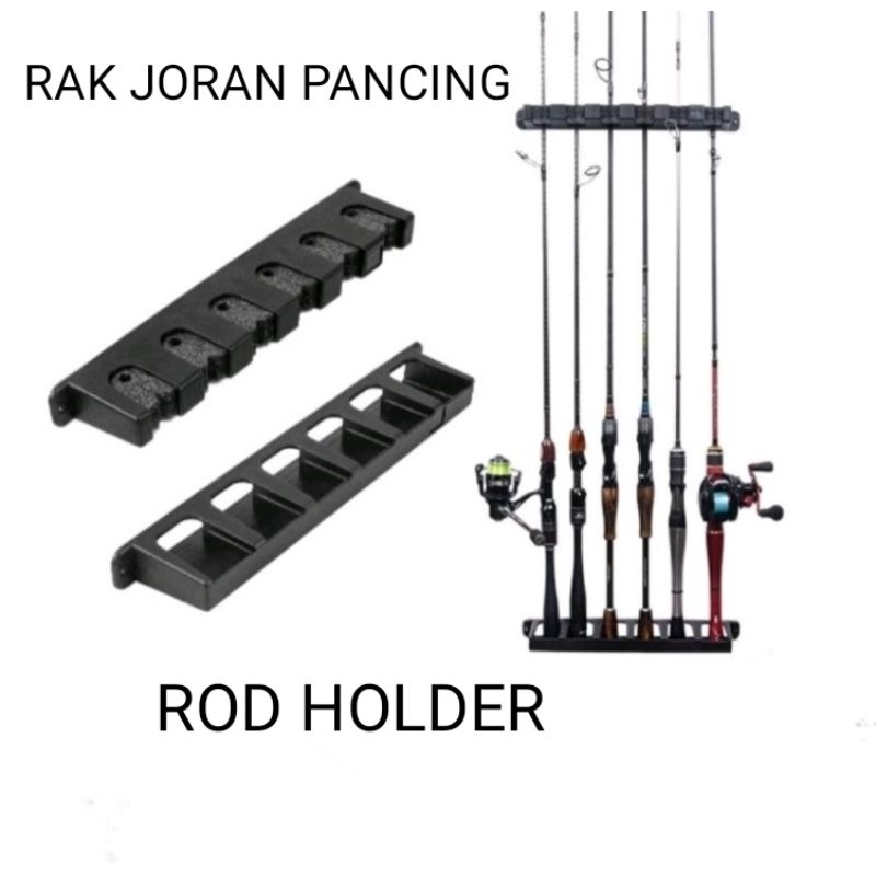 H. 000 Rak joran pancing / rod holder 6 ruas