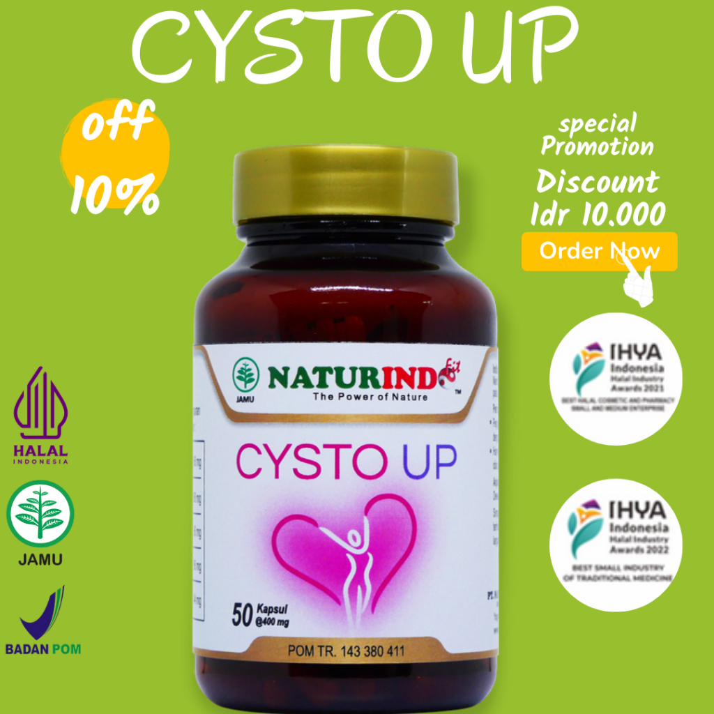 CYSTO UP Herbal Alami NATURINDO