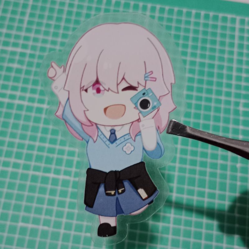 

[Nyacatchan] Honkai: Star Rail <SMA Kereta Asterik AU> Transparent Stickers Stiker Transparan