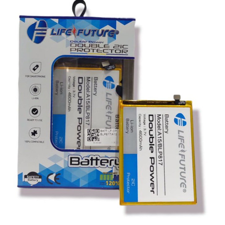 DISKON BATRE DOUBLE POWER LF OPPO A15  BLP817