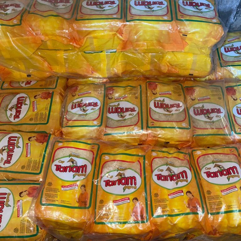 

Cuci gudang Bihun jagung Cap Tanam 1 bal isi 1bks 32gr
