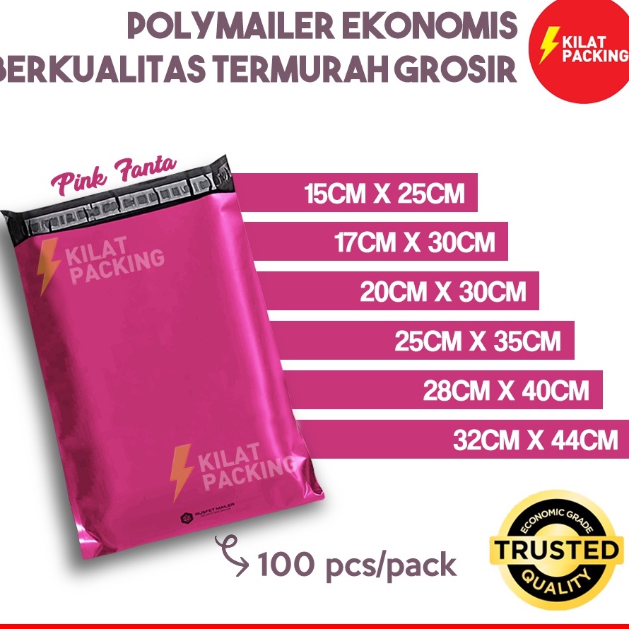 

Kirim Sekarang POLYMAILER EKONOMIS WARNA PINK PLASTIK PACKING MURAH ISI 1 LEMBAR HARGA DIJAMIN TERMURAH Terbaru