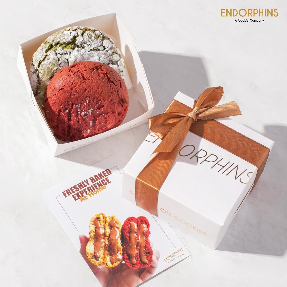 BAYAR DITEMPAT  Endorphins Hampers Package  Box of 2 Cookies