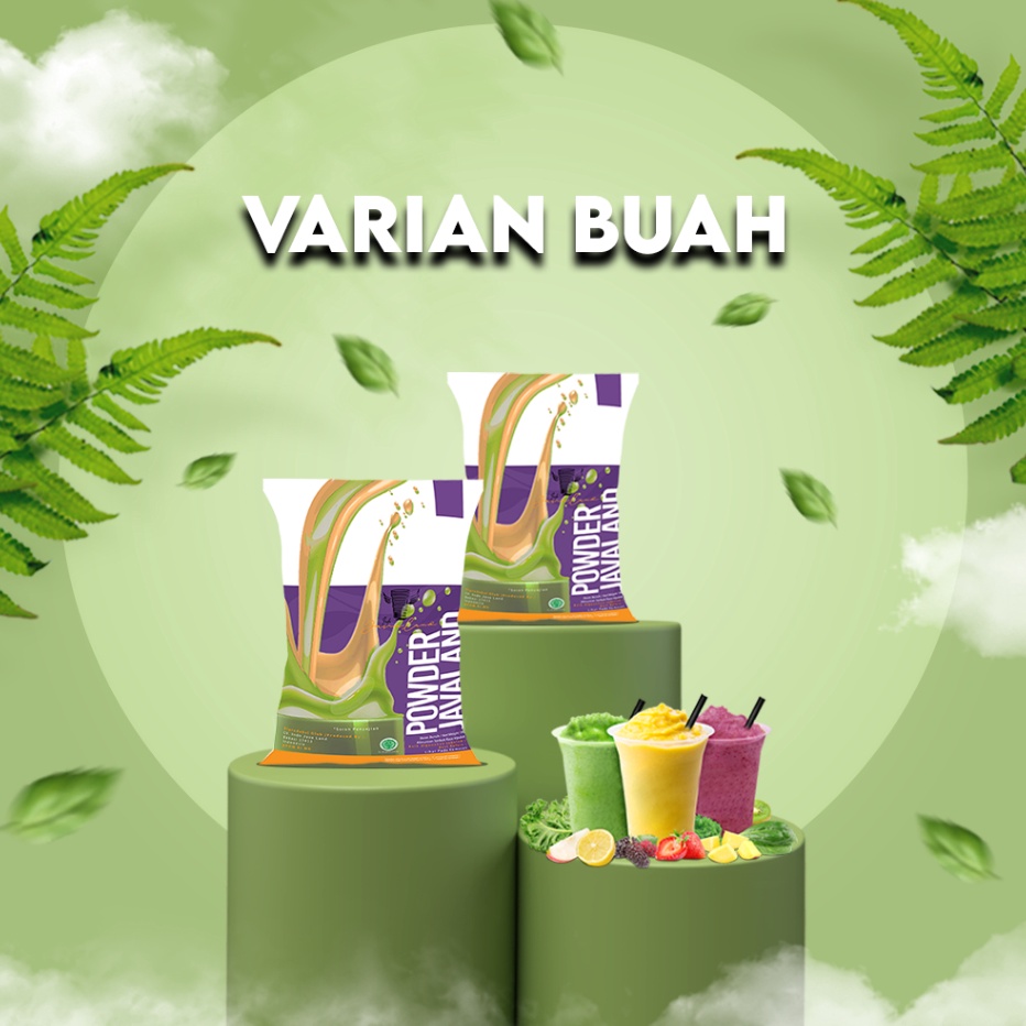 

PROMO SALE Javaland Bubuk Minuman Varian Buah Fruits 1Kg Regular Plain Rasa Avocado Mango Mangga Strawberry Banana Melon Blueberry Grape Anggur Durian Lychee Leci