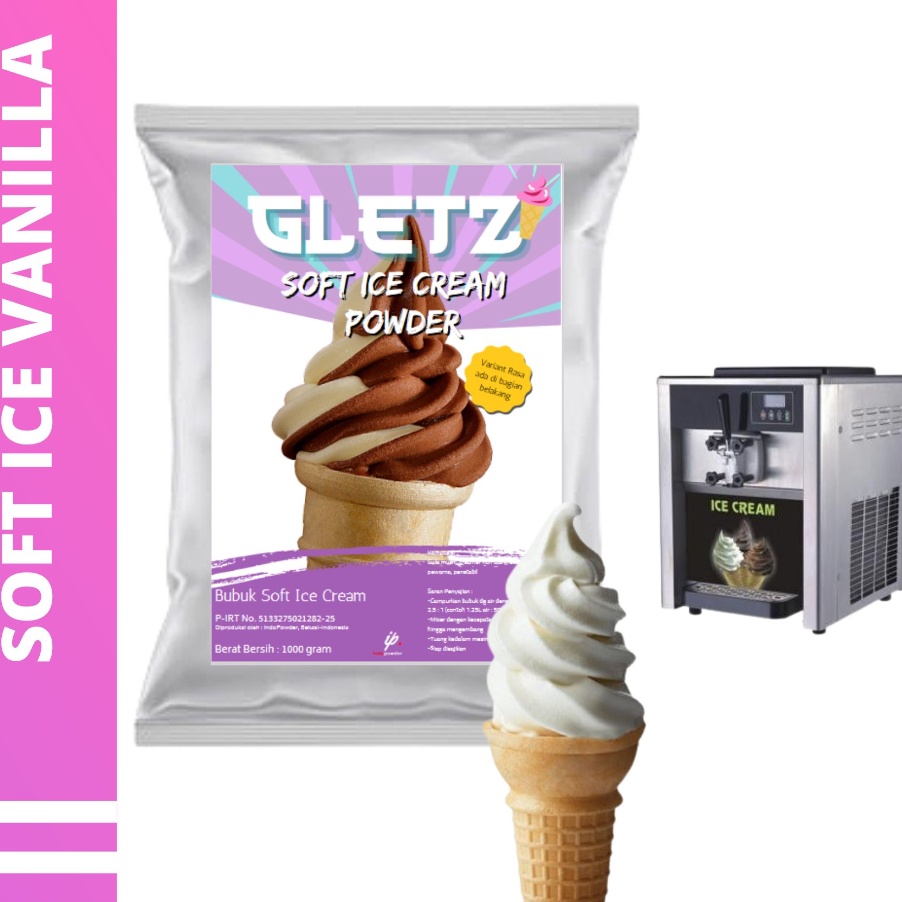 

DiSkon Bubuk Es Krim VANILLA 1Kg I Bubuk Es Cream 1Kg I Bubuk SOFT ICE CREAM VANILAA 1Kg